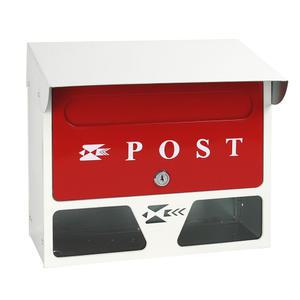 지붕 우편함 도어레드 갓 우체통 단독 편지함 벽걸이 컬러우편함