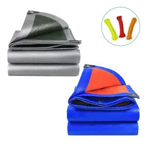 칼루스 양면코팅 방수포 3 x 4m 7가지 사이즈 그라운드시트 방수천막 방수포매트 텐트그라운드시트 타포린 텐트바닥 캐노피