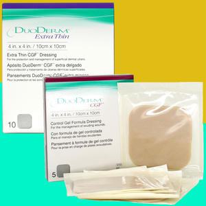 듀오덤 엑스트라씬 CGF 습윤밴드 국소부위 피부 재생 테이프 여드름패치 10X10cm
