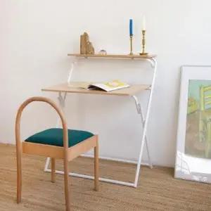 [아트박스]/가구느낌 가구느낌 접이식 책상 2단 컴퓨터 학생 서재 테이블