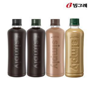 빙그레 아카페라 심플리 커피 4종 400ml 20개입 (아메리카노/디카페인/로어슈거)