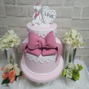 엔틱리본2단  클레이케익