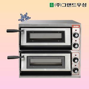 그랜드우성 GW-CEPG40 업소용 돌피자오븐 유리문 폭555 2단 단상 220V 4.4KW