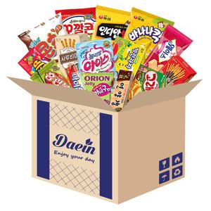 과자 랜덤박스 럭키박스 어린이용23p 어린이 종합 과자 선물세트 학교 단체 간식 어린이날 크리스마스