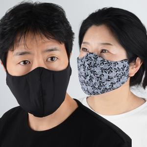 국산 극세사 항균 방한 마스크 성인 입체형 기모 겨울 블랙 빨아쓰는 패션마스크