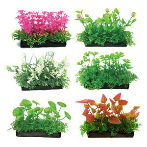 인조수초 P-80B 수족관 어항장식 풍성한 조화 은신처 관리가 편리한 인공수초