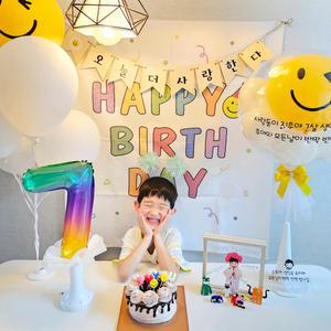 레터링 버블풍선 이벤트 기념일 커스텀 첫돌 생일축하 로또풍선(완제품 발송)