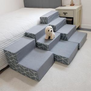 8 DECO 강아지계단 애견계단_노르딕 그레이 2단3단4단