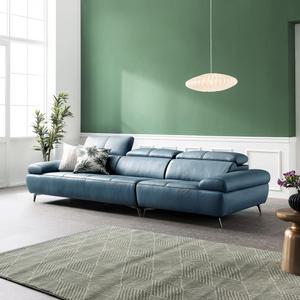 [자코모] 오딘 4인 기능성 슈렁큰 천연면피 소가죽 소파(전면가죽적용)