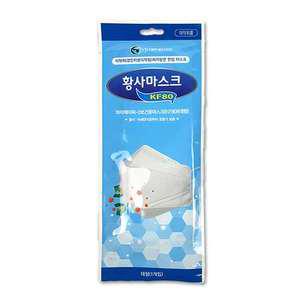 와이제이 보건용마스크 KF80 대형 성인용 화이트