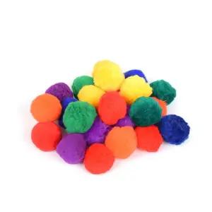 RR 솜털공 12개 세트 놀이감 어린이 종합교구