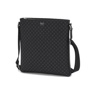 [닥스](강남점)DBBA2E470 [LOUIS BRIDGE]블랙 로고패턴 가죽 크로스백