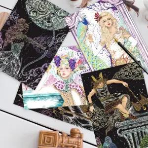 스크래치스토리뷰 컬러링북 그리스로마신화 12장 세트