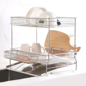 올 스텐304 프리미엄 식기건조대2단 싱크대 물빠짐 건조대