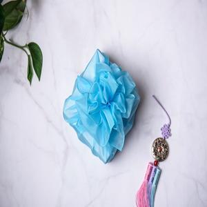 우성보자기 크리스탈보자기 하늘색(1장)