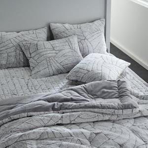 [지베딩] 라셀 15mm 착번 아웃 극세사 겨울 차렵 이불 풀세트 퀸(Q)