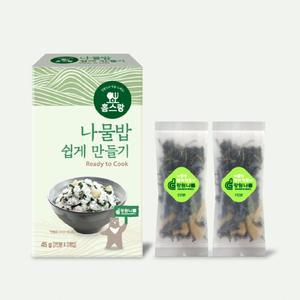 밥지을때 바로넣는 유기농 곤드레,어수리,곰취나물 12인분(15gx6봉)