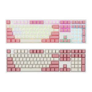앱코 KN10C PBT 무접점 키보드 (핑크, 45g)
