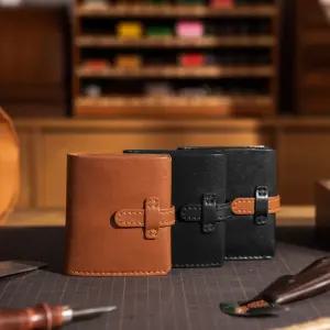 소가죽 DIY 키트 - 베이직 남성 중지갑 3단