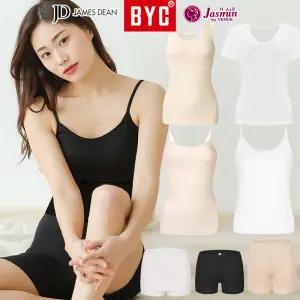 비너스 BYC 여성 런닝 여자 끈 나시 브라 캡 원피스 슬립 쿨 잠옷 속바지 빅사이즈 실크 주니어 캐미솔