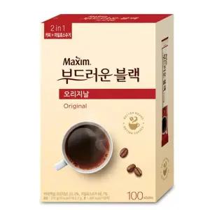 맥심 부드러운블랙 오리지날 100T