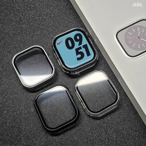 애플워치 케이스 풀커버 강화유리 범퍼 10 9 8 7 6 호환