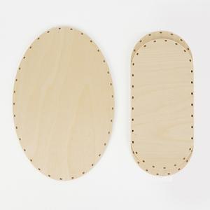 타원형 자작나무 라탄합판 (낱개)/3size