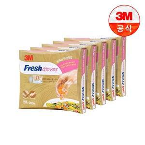 [3M]후레쉬 위생장갑 200매 5개세트