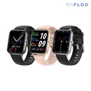 라플루 통화가능한 RS-03 스마트워치 웨어러블 방수 스마트 시계 밴드 운동 + 스트랩 그레이 추가