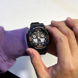 [지샥] 빅페이스 블랙 레드 군인 전자시계