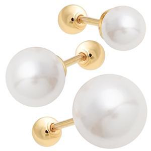 [미니아트]진주 14K 금침 골드 데일리 피어싱/ 이너컨츠 귓바퀴 트라거스 연골 아웃컨츠 귓볼 별존 피어싱