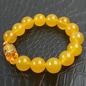 황마노 원석옥팔찌  천연석 남여공용 재물신 핸드메이드 커플팔찌 SL009