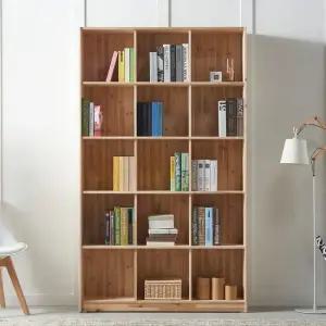 네프 삼나무 원목 1170 5단 책장