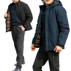 모렉스 방한 기모 패딩 점퍼 에어메모리 파카 푸퍼 아웃도어 작업복 잠바