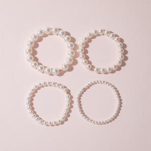 미스폴리 14K 진주 심플 팔찌 BG4037P