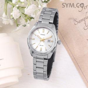 카시오 정품 LTP-1302D-7A2 남성 여성 메탈 손목시계 c140