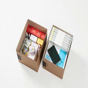 6개 튼튼한 다용도 종이 정리 수납 보관 박스 소형 중형 대형