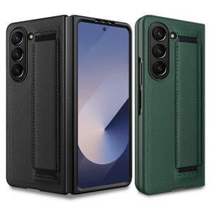 갤럭시 Z 폴드6 5 4 3 가죽 손잡이 케이스 밴딩 그립