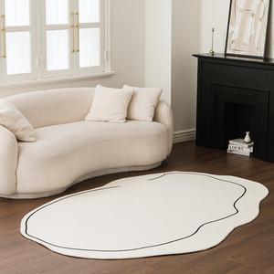 [한빛카페트]비정형 워셔블 구름 러그 소프트러그 140x200cm