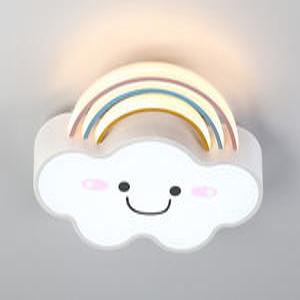 LED 스마일 레인보우 방등 50w 아이방등 키즈 조명