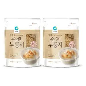 청정원 순쌀누룽지, 500g, 2개