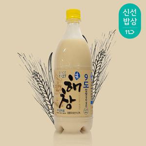 [품질보장] 해창막걸리 9도 900ml 프리미엄 고급 생 막걸리 전통주 선물