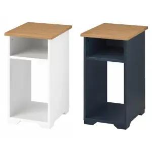 이케아 SKRUVBY 스크루브뷔 보조테이블 40x32cm 사이드 침대협탁 책장 선반 소파테이블