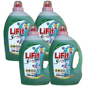 버블윅 리핏 파워젤 일반/드럼세탁기 겸용 3.1L 4개