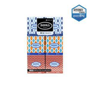 [크리넥스] 100% 천연펄프 미니맥시 미용티슈 미니 각티슈 250매 6개입 46043