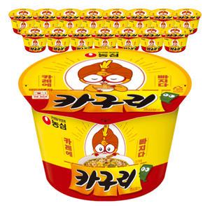 농심 카구리 큰사발면, 103g, 16개
