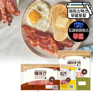 사조 오양 요리베이컨 1kg (16개마다부과) 삼겹부위 슬라이스 베이컨 파지 3종