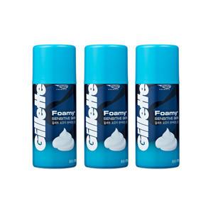 질레트 포오미 센서티브 스킨 쉐이빙 폼 175g 6개입