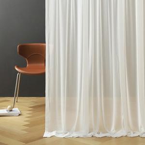 [타카타카]드레시 나비주름 화이트 쉬폰커튼 창문형(75X170 2장)