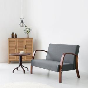 [기타]2인용쇼파 편한 등받이 푹신한의자 심플 패브릭의자